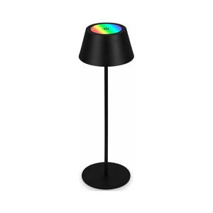 Brilo - Lampă de birou LED RGB reîncărcabilă, cu control tactil, KIKI, LED/2, 6W/5V, IP44, 2600 mAh, negru imagine