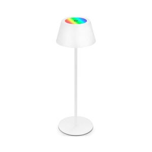 Brilo - Lampă de birou LED RGB KIKI, reîncărcabilă, cu control tactil, LED/2, 6W/5V, IP44, 2600 mAh, albă imagine