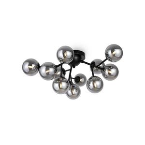 Maytoni MOD545CL-12B - Plafonieră DALLAS 12xG9/28W/230V negru/fumuriu imagine