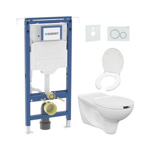 Vas WC suspendat + capac WC ETIUDA + buton + modul încastrat + garnitură de etanșare imagine