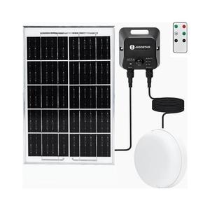 - Plafonieră solară LED cu senzor, 3, 7 V 6000 mAh, IP65 + telecomandă imagine