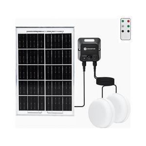 - Plafonieră LED solară 2xLED/35W/3, 7V 6000 mAh IP65 + telecomandă imagine