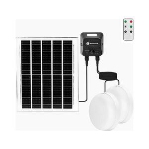 - Set 2 buc. plafoniere solare LED 3, 7V 12000 mAh IP65 + telecomandă imagine