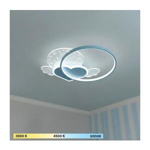 Brilagi - Plafonieră LED pentru copii LOVE 48W/230V 3000/4500/6000K albastră imagine