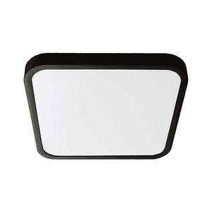 LED Plafonieră baie LED/24W/230V IP44 4000K 29x29 cm negru imagine