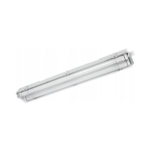 Corp LED tehnic tubular T8, 2x soclu G13, 10W, 230V, 6000K, 60 cm, IP65, alb imagine