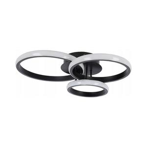 Lampă de plafon LED dimabilă 70W/230V 3000-6500K, neagră, cu telecomandă imagine