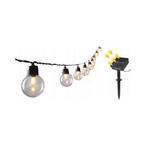 Ghirlandă solară decorativă cu 20 de LED-uri, 8 funcții, 500 mAh, 7, 6 m, IP67, alb cald imagine