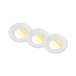 Briloner 7589036 - Set 3 x spoturi încastrate LED KLIRA pentru baie, reglabile, 3 x 4, 9 W, 230 V, IP44, alb imagine