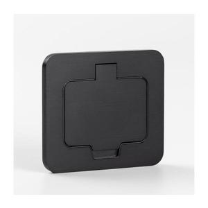 Brilagi - Priză de pardoseală încastrată pentru exterior IP55, neagră, dreptunghiulară imagine