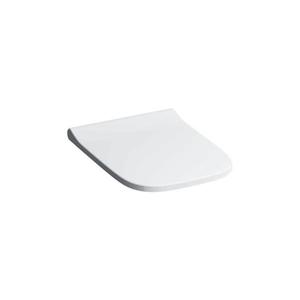Geberit 500.687.01.1 - Capac WC Smyle Square SoftClose, din duroplast, alb imagine