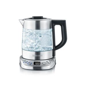 Severin WK 3473 - Ceainic electric rapid cu sită, 1 l, 2200 W/230 V, inox/sticlă imagine