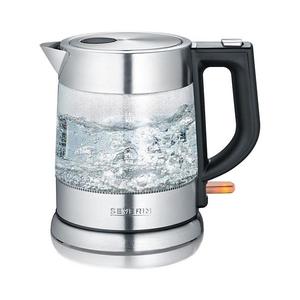 Severin WK 3468 - Fierbător electric 1 l, 2200 W / 230 V, oțel inoxidabil/sticlă imagine