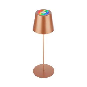 Briloner 7510013-LED RGB Lampă de masă dimabilă CALIDA 2, 5W/5V IP44 1200mAh bronz imagine