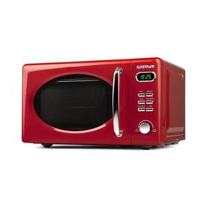 G3Ferrari G1015502 - Cuptor cu microunde cu grill, 1150 W/230 V, 20 l, roșu imagine