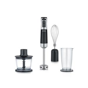 Severin SM 3772 - Blender de mână cu accesorii, 600 W/230 V, inox/negru imagine