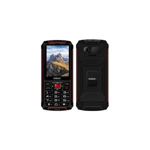 Evolveo - StrongPhone W4, telefon Dual SIM rezistent la apă, negru/roșu imagine