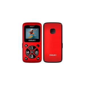 Evolveo - EasyPhone ID, telefon mobil pentru seniori, roșu imagine