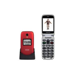 Evolveo EasyPhone FS, telefon mobil cu clapetă 2.8" roșu imagine