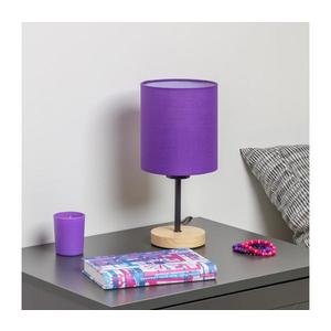 Lampă de masă Brilagi NUBILA WOOD 1xE27/25W/230V stejar/mov imagine