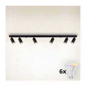 Brilagi - Spot LED RGBW reglabil SELE DIAMANT 6xGU10/6, 5W/230V Wi-Fi negru imagine