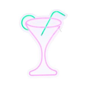 Decorațiune de perete LED neon COCTAIL, 5V - Atmosphera imagine