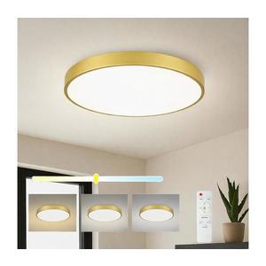 Brilagi - Corp de iluminat LED dimabil POOL, 60 W, 230 V, 3000-6000K, Ø 60 cm, auriu + telecomandă imagine