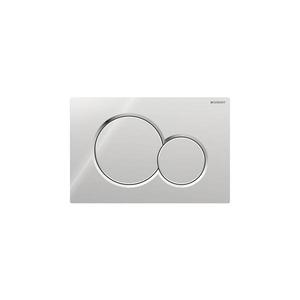 Geberit 115.770.21.5 - Plăcuță de comandă 01 Round 24, 6x16, 4 cm, crom lucios imagine