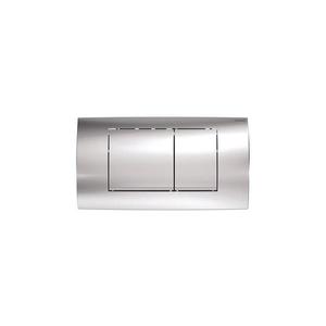 Geberit 115.899.KH.1 - Buton de acționare Twinline30, 34 x 18, 5 cm, crom lucios / crom mat imagine