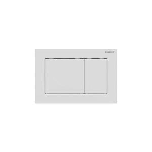 Geberit 115.080.01.1 - Placă de acționare Omega30 21, 2x14, 2 cm albă imagine