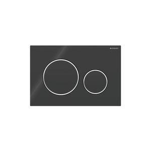 Geberit 115.882.KM.1 - Placă de acționare 20 24, 6 x 16, 4 cm, negru imagine