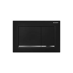 Geberit 115.080.KM.1 - Plăcuță de acționare Omega30, 21, 2 x 14, 2 cm, negru/crom lucios imagine