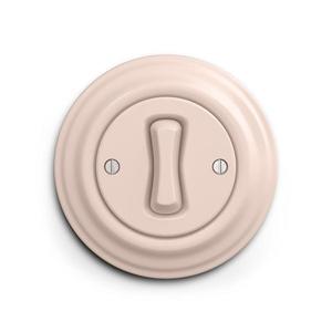 lap - Întrerupător retro pentru scară cu ramă nr. 6, roz prăfuit imagine