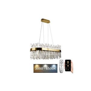 Lustră LED de cristal dimabilă pe cablu LED/90W/230V + telecomandă imagine