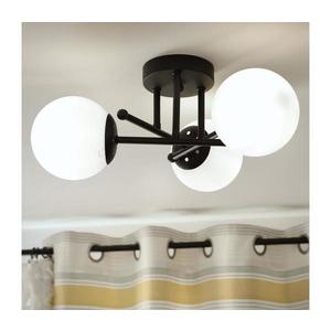 Brilagi - Lustru aplicat de tavan MALIVA 3xE14/15W/230V negru/alb imagine