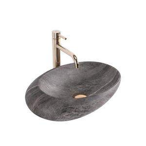 REA-U6649 - Lavoar ROXY pentru blat 31x49 cm ceramică/imitație de piatră imagine