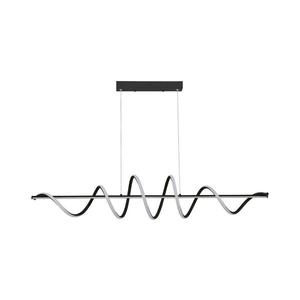 Zuma Line MS902-BK - Lustru LED suspendat pe cablu ESERO LED/60W/230V, negru imagine