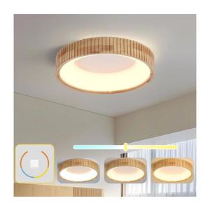 Brilagi - Plafonieră LED FALCON WOOD MODERN, 30W/230V, Ø 45 cm, finisaj lemn imagine