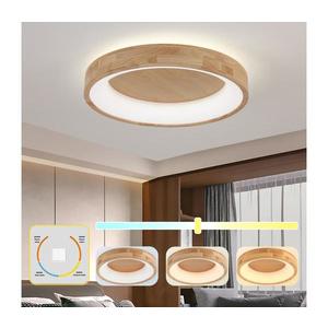 Plafonieră Brilagi-LED FALCON WOOD LED/40W/230V 3000/4000/6000K 60 cm lemn imagine