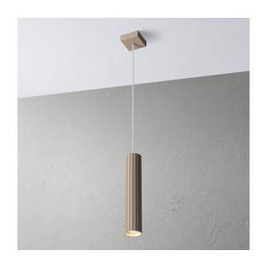 Pendul cu cablu CRISPINA 1xGU10/10W/230V, bej — Brilagi imagine