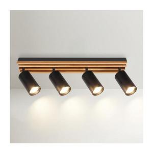 Brilagi - Spot SELE WOOD, 4x GU10, 30W, 230V, negru/lemn imagine