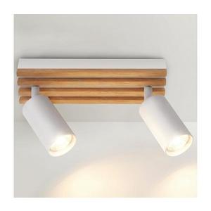 Brilagi - Lampă spot SELE WOOD 2xGU10/30W/230V alb/lemn imagine