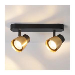 Brilagi - Corp de iluminat tip spot NUGGET 2xGU10/30W/230V, negru/auriu imagine