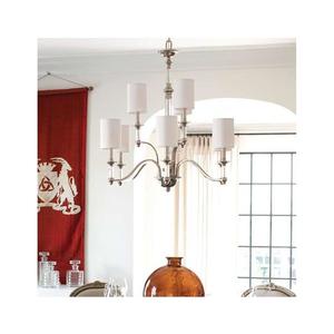 Hinkley HK-SUSSEX9 - Lustru suspendat cu lanț SUSSEX 9xE14/40W/230V, crom mat imagine