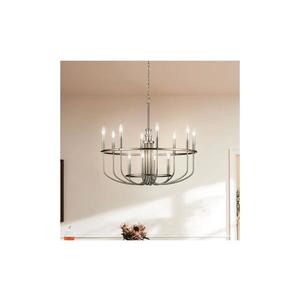 Kichler KL-CAPITOL-HILL12-BN - Lustru CAPITOL HILL pe lanț, 12xE14/40W/230V, crom imagine