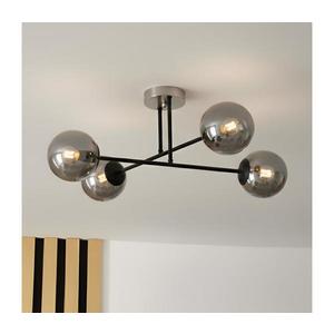 Brilagi - Lustra aplicată MALIVA 4xE14/15W/230V crom mat/fumuriu imagine