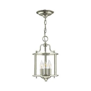 Hinkley HK-GENTRY-P-S-PN - Candelabru pe lanț GENTRY, 3xE14/60W/230V, crom lucios imagine