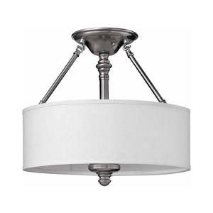 Hinkley HK-SUSSEX-SF - lustră aplicată SUSSEX 3xE27/60W/230V, crom mat imagine