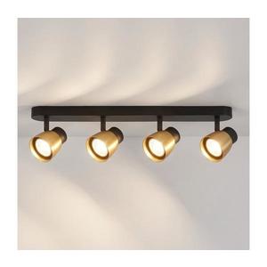 Brilagi - Plafonieră cu spoturi NUGGET 4xGU10/30W/230V negru/auriu imagine
