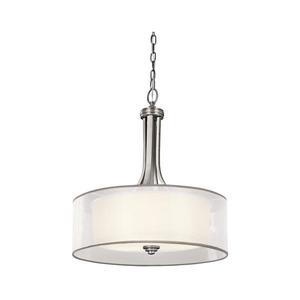 Kichler KL-LACEY-P-L-AP - Candelabru cu lanț LACEY 4xE27/60W/230V crom mat imagine